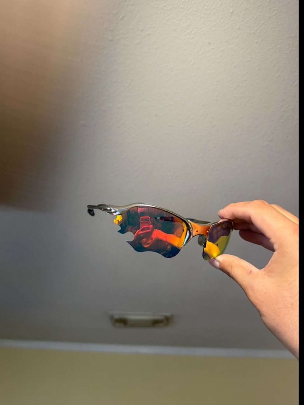 Mirrored Orange Sports Sunglasses Lens - o sunglasses shades
